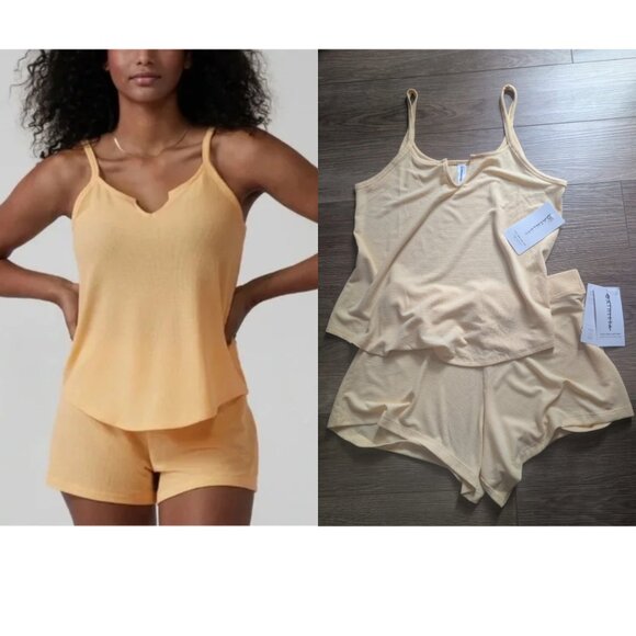 Athleta | Wind Down Sleep Set In Yellow - Picture 1 of 12
